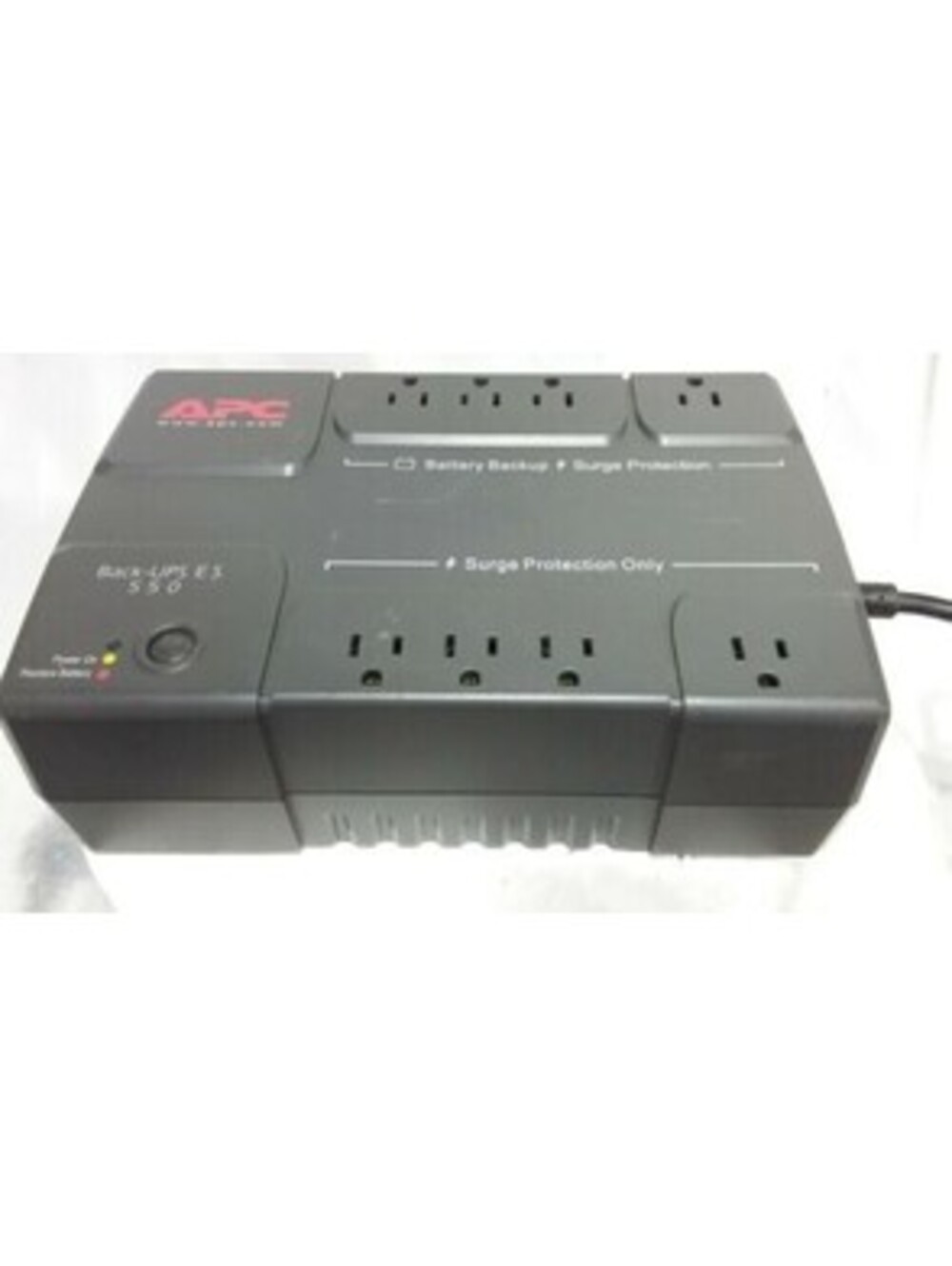 APC BE550R Back-UPS ES 550VA 330W 8-Outlet UPS Battery Backup Surge Protector